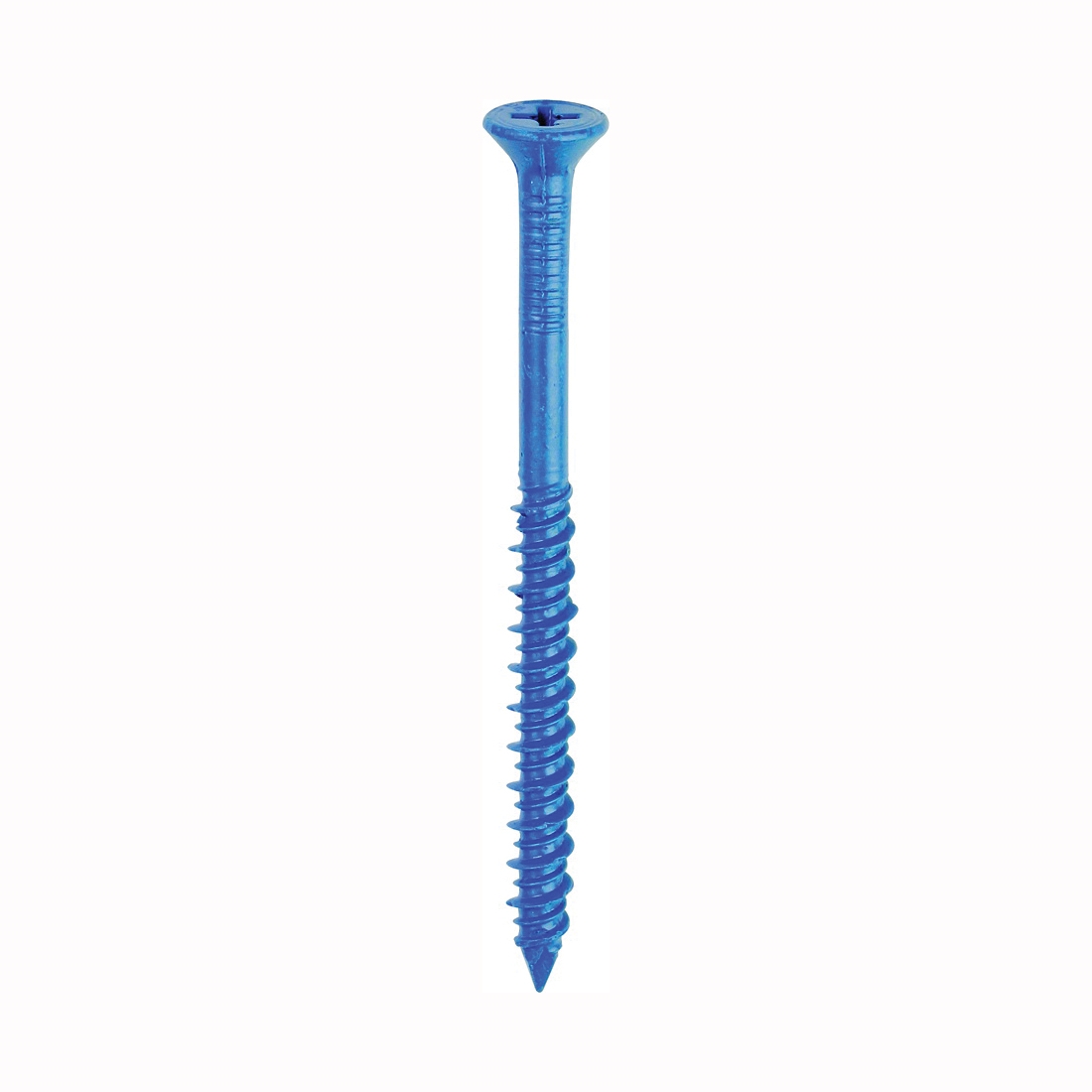 24365 Screw Anchor, 2-3/4 in L, Flat Head, Phillips Drive, Steel, Climaseal, 75 PK, 3/16 in Drive