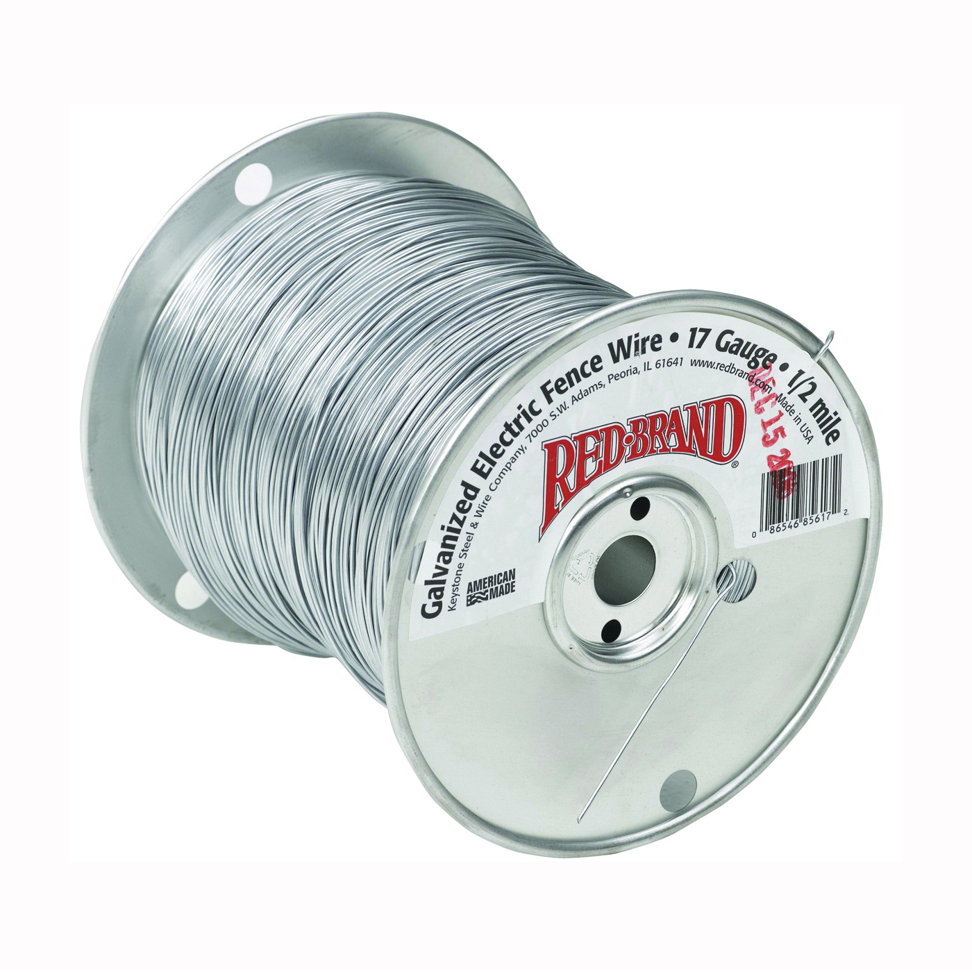 85617 Electric Fence Wire, 17 ga Wire, Steel Conductor, 1/2 mile L