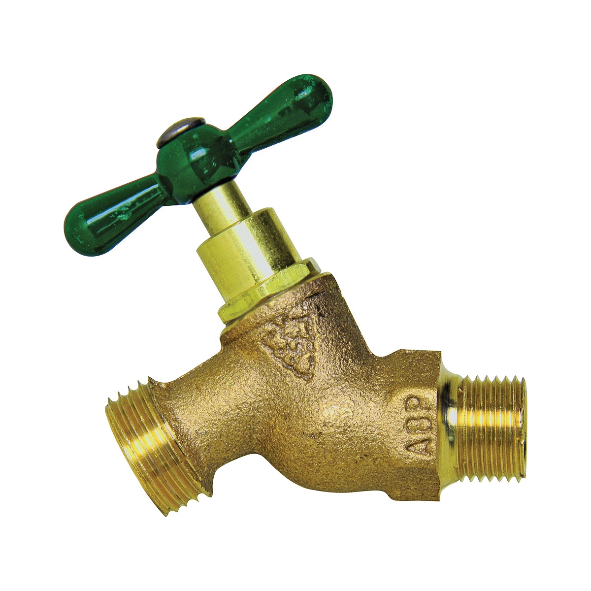 arrowhead 351BCLD Hose Bibb, 3/4 x 3/4 in Connection, MIP x Hose, 8 to 9 gpm, 125 psi Pressure, Brass Body, Rough