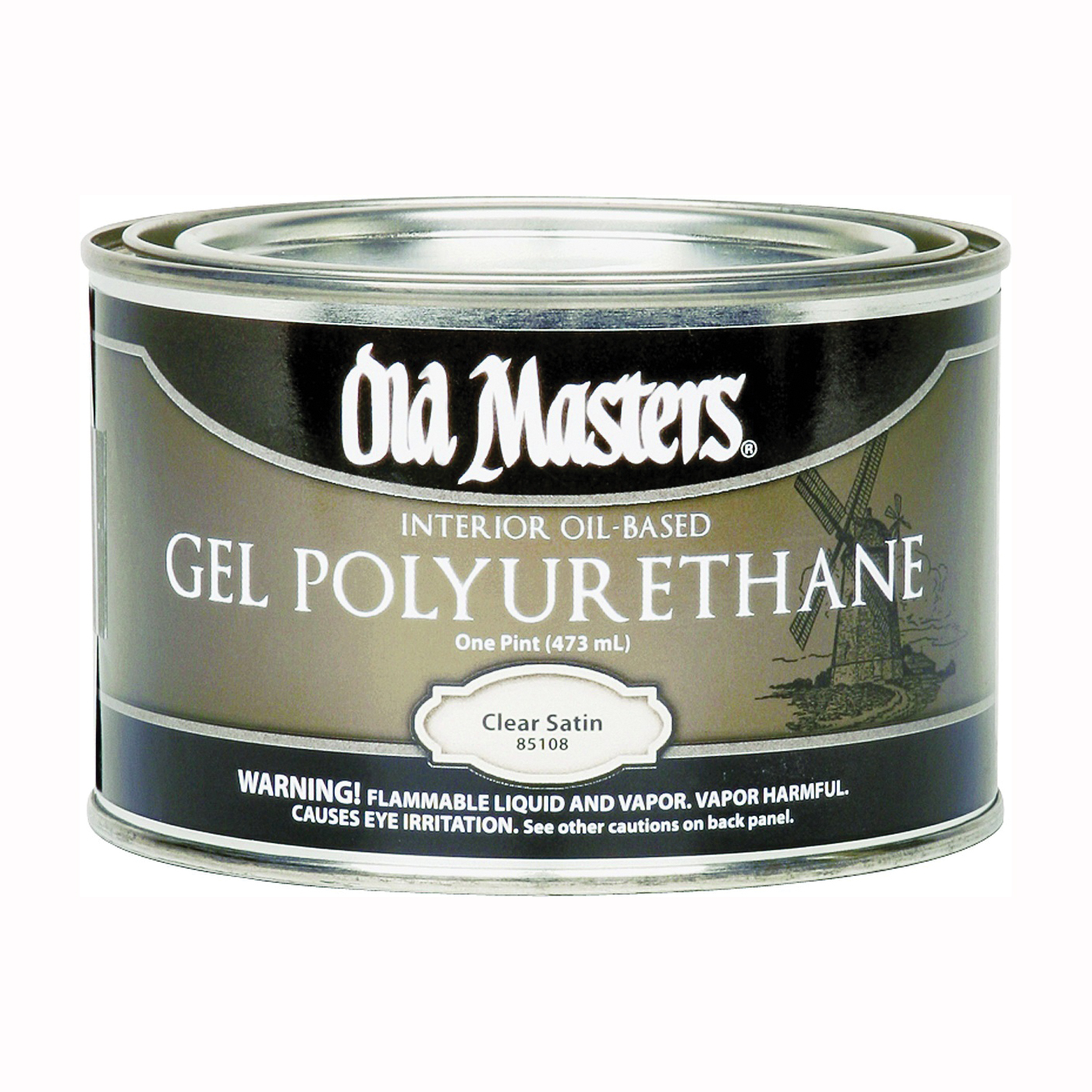 85108 Polyurethane, Gloss, Liquid, Clear, 1 pt, Can