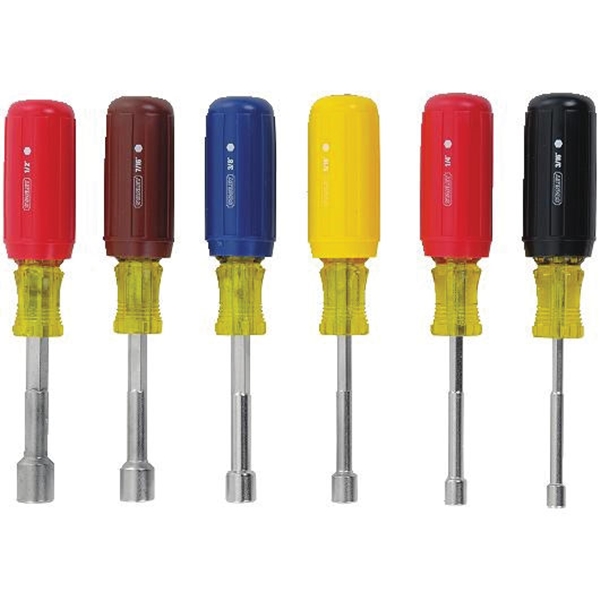 STANLEY 62-541 Nutdriver Set, 6-Piece, Alloy Steel, Nickel, Specifications: Rubber Vinyl Handle - 2