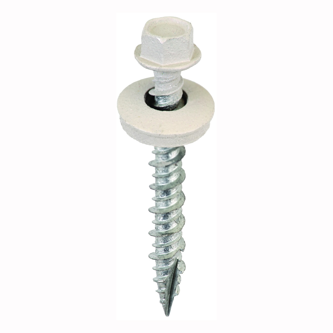 SW-MW15LG250 Screw, #9 Thread, High-Low, Twin Lead Thread, Hex Drive, Self-Tapping, Type 17 Point, 250/BAG