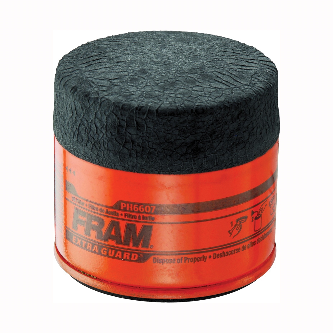 PH6607 Full Flow Lube Oil Filter, 22 x 1.5 mm Connection, Threaded, Cellulose, Synthetic Glass Filter Media