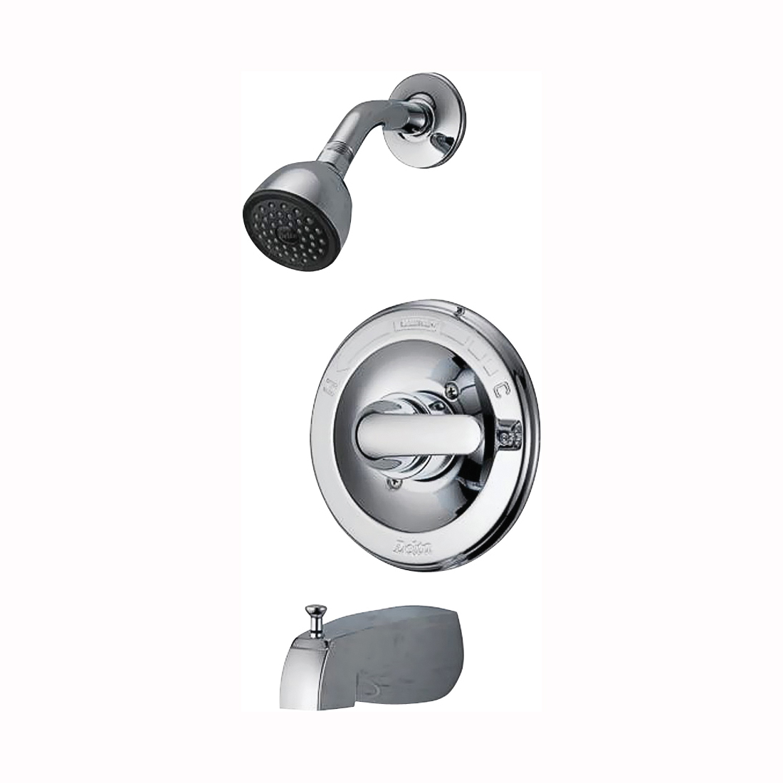 134900 Tub and Shower, Brass, Chrome Plated