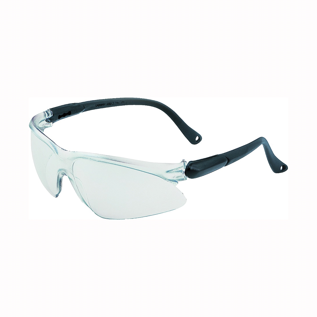14476 Safety Glasses, Mirror Lens, Polycarbonate Lens, Dual Tone Frame, Plastic Frame, Black Frame