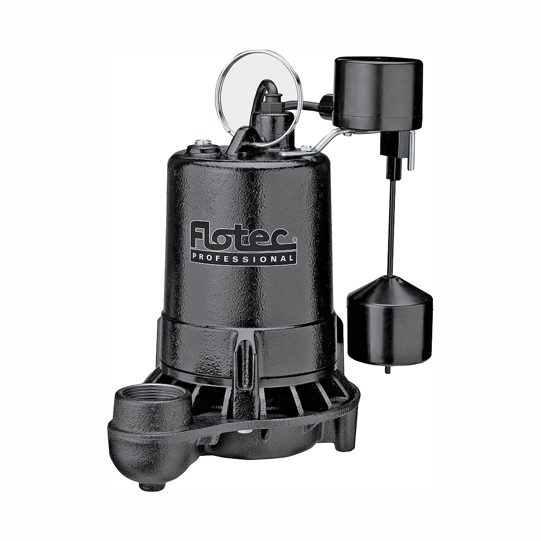 Professional Series E50VLT Sump Pump, 1-Phase, 6 A, 115 V, 0.5 hp, 1-1/2 in Outlet, 22 ft Max Head, 1020 gph