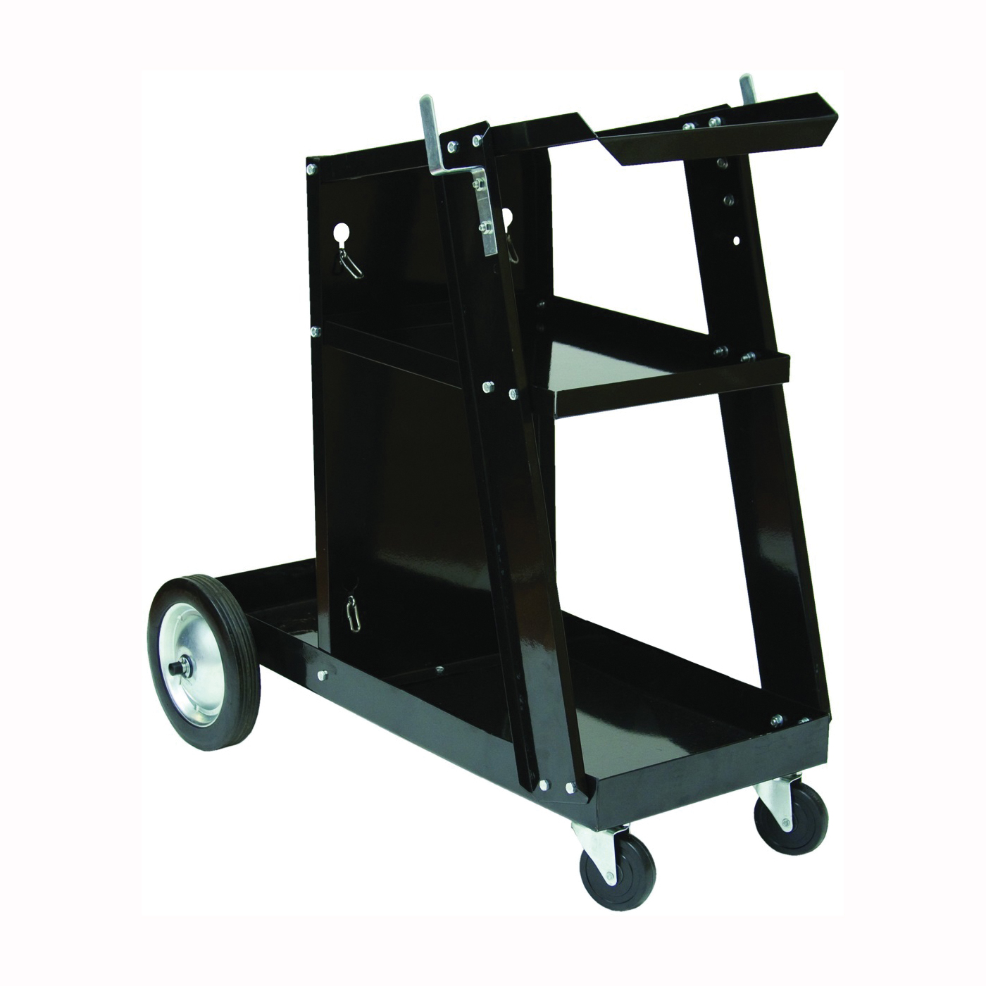 332 Portable Welding Cart with Cylinder Rack, 90 lb, 3-Shelf, 11-1/2 in OAW, 27-1/2 in OAH