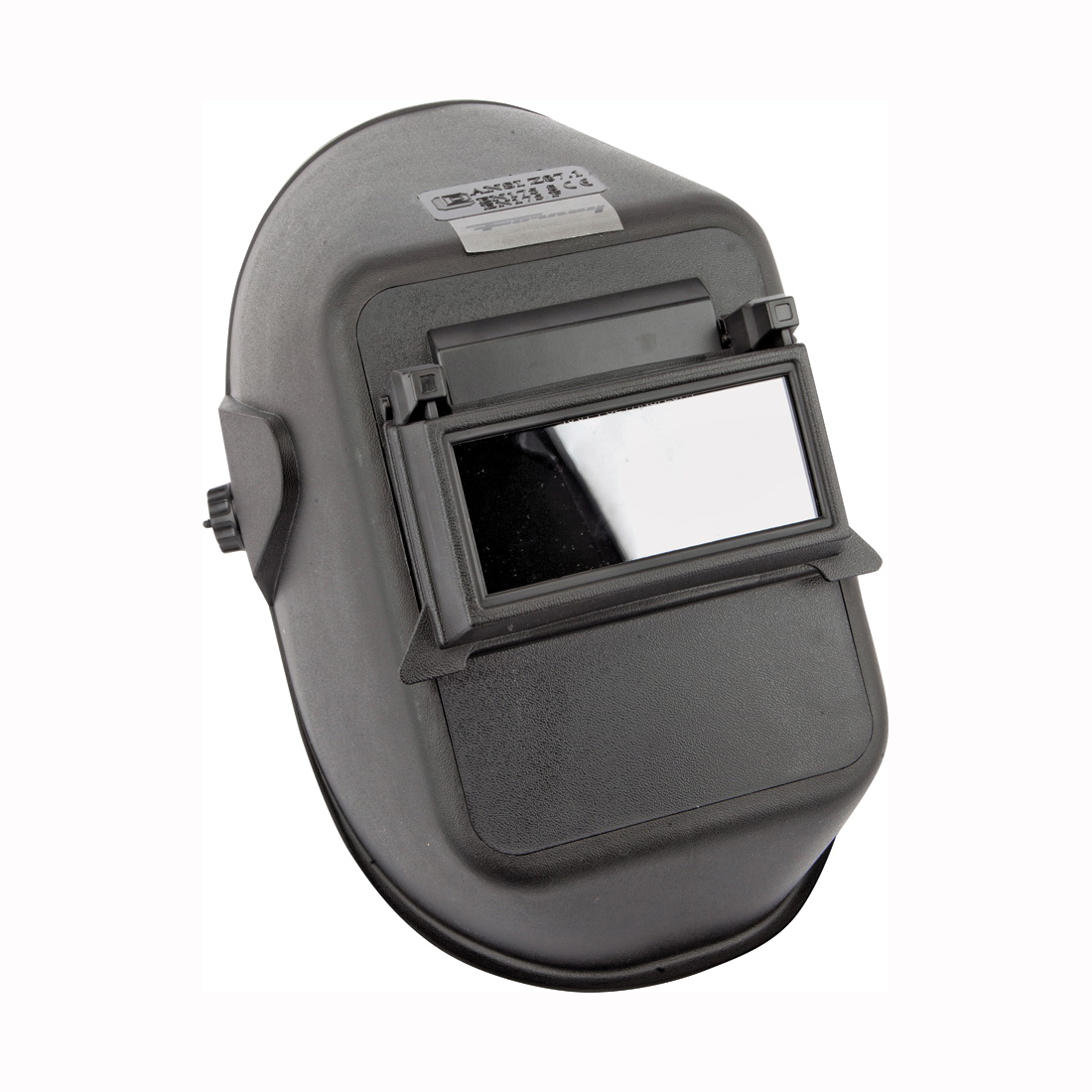 Forney Bandit I Series 55666 Welding Helmet, Ratchet Headgear, Glass, Black, 2 in L Lens, 4-1/4 in W Lens - 1