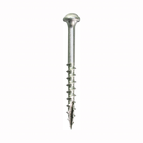 SML-C125 - 500 Pocket-Hole Screw, #8 Thread, 1-1/4 in L, Coarse Thread, Maxi-Loc Head, Square Drive, Carbon Steel