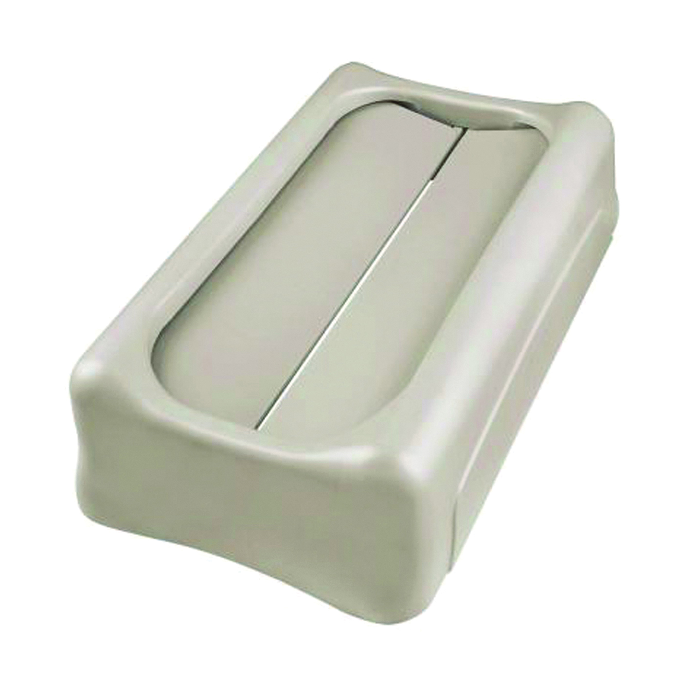FG267360BEIG Swing Lid, 23 gal, Plastic, Beige, For: 15-7/8 and 23 gal Slim Jim Containers