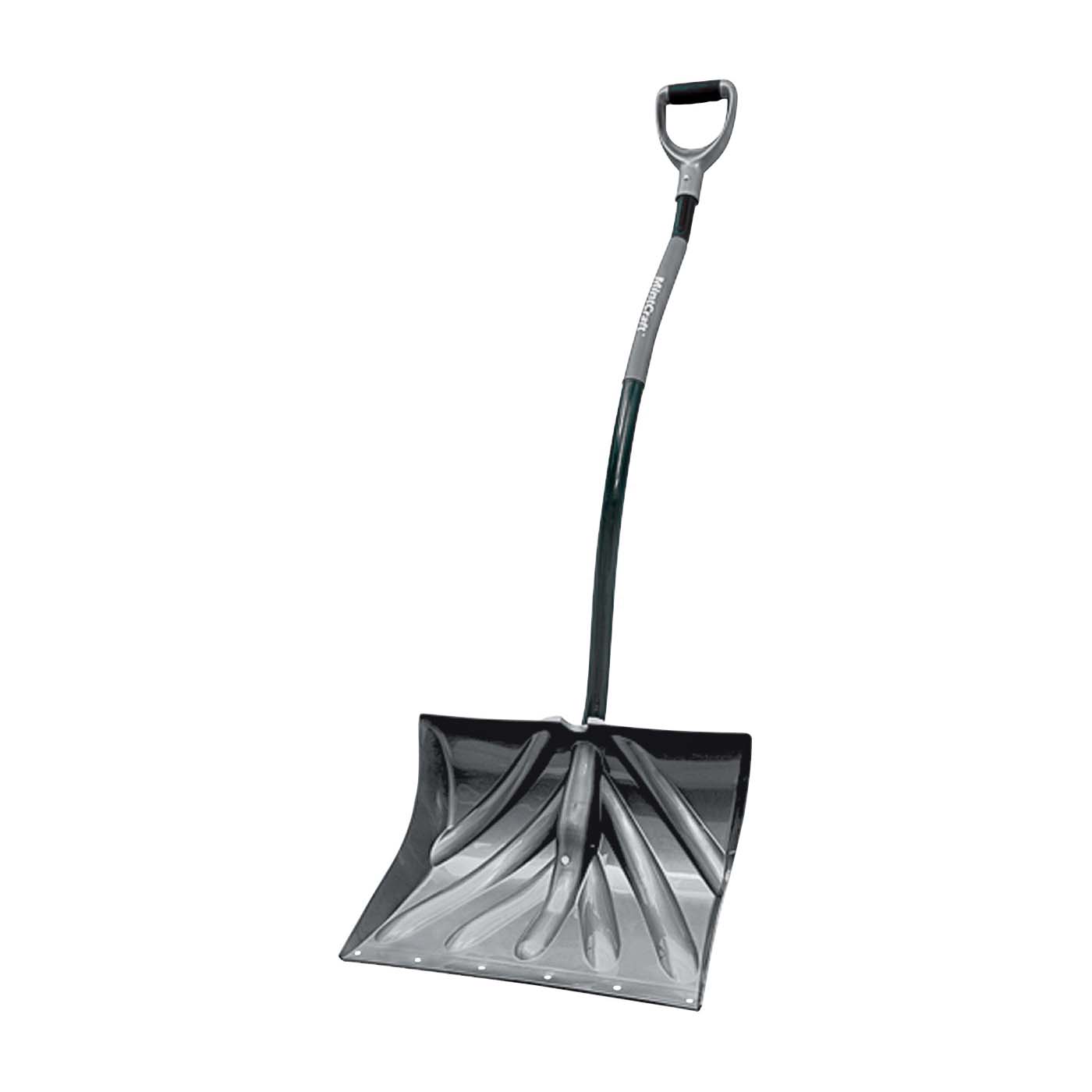 34630 Snow Shovel with Sleeve, Poly Blade, Steel Handle