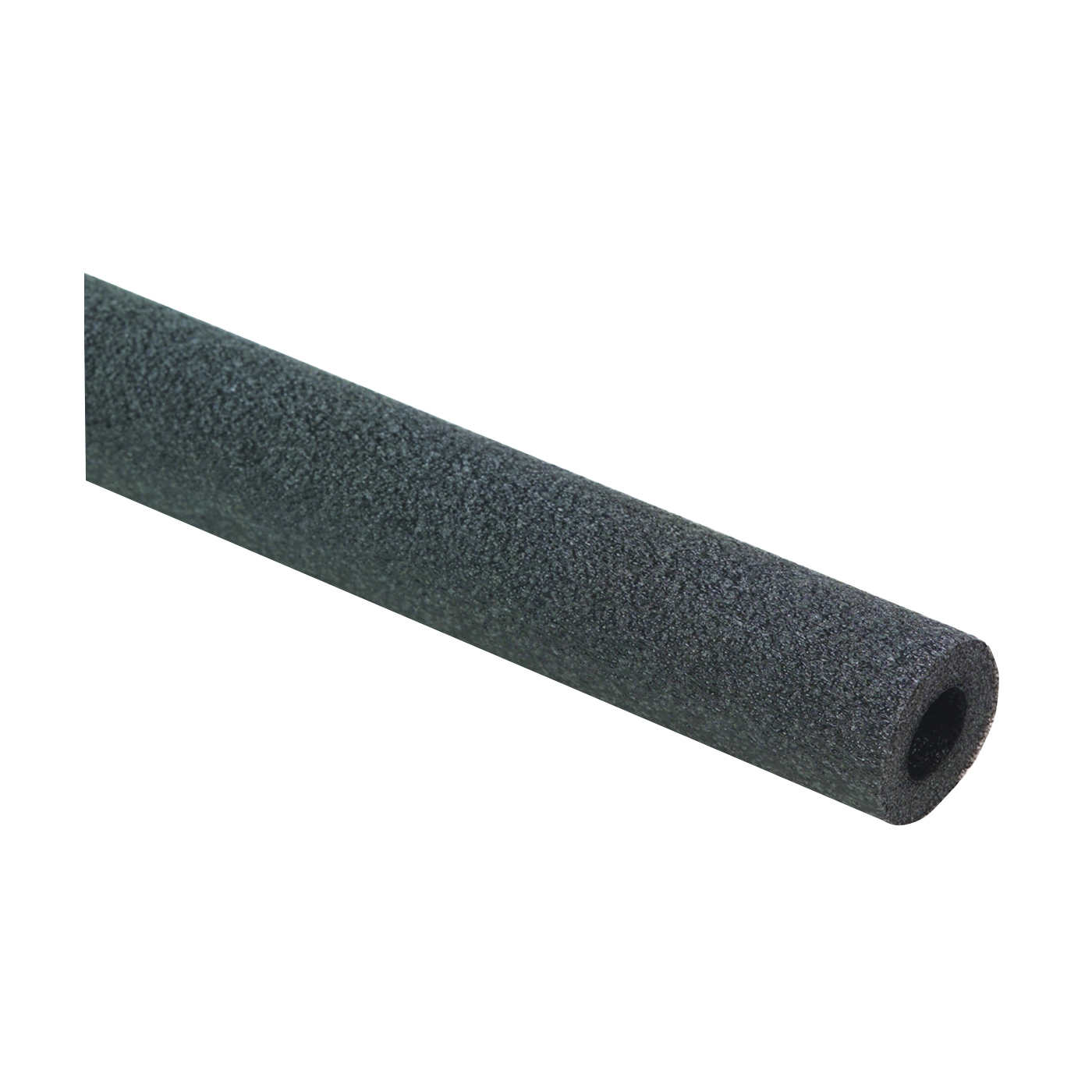 50140 Pipe Insulation, 3 ft L, Polyethylene, Black, 1/2 in Pipe