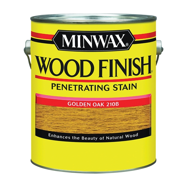 Wood Finish 71001000 Wood Stain, Golden Oak, Liquid, 1 gal, Can