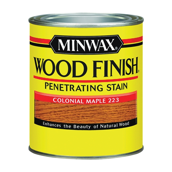 70005444 Wood Stain, Colonial Maple, Liquid, 1 qt, Can