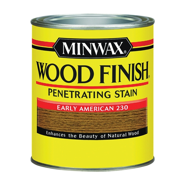70008444 Wood Stain, Early American, Liquid, 1 qt, Can
