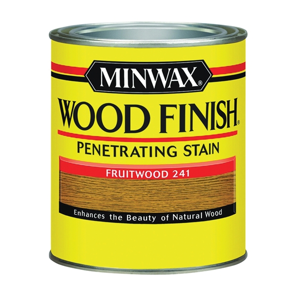 70010444 Wood Stain, Fruitwood, Liquid, 1 qt, Can