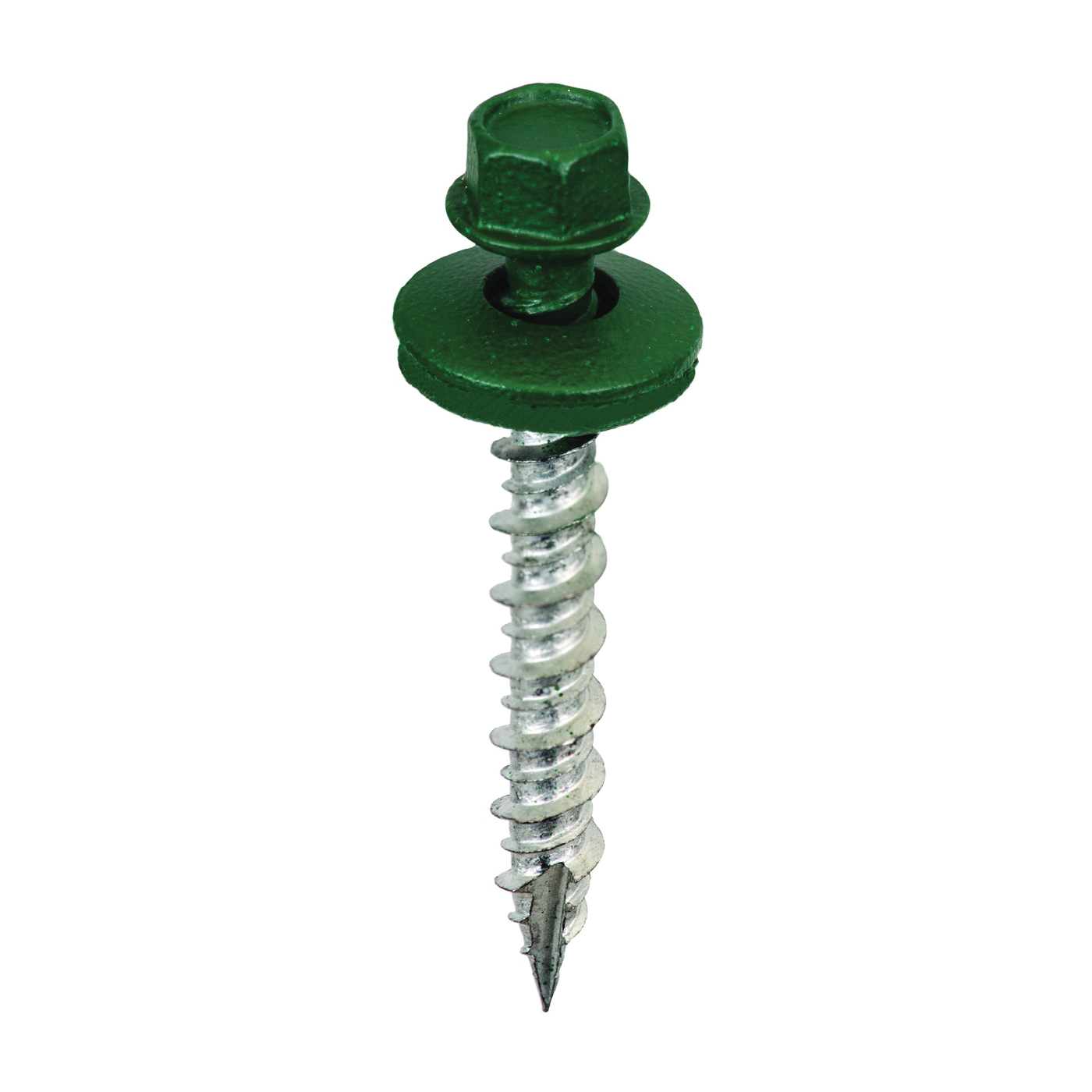 SW-MW15FG250 Screw, #9 Thread, High-Low, Twin Lead Thread, Hex Drive, Self-Tapping, Type 17 Point, 250/BAG