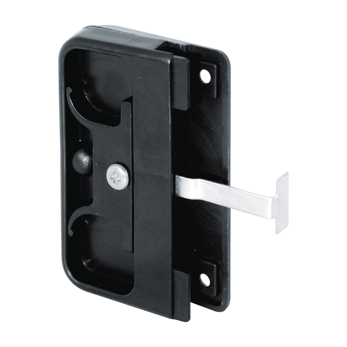 Prime-Line A 142 Door Latch and Pull, 2 in Pull W, Plastic/Steel - 1