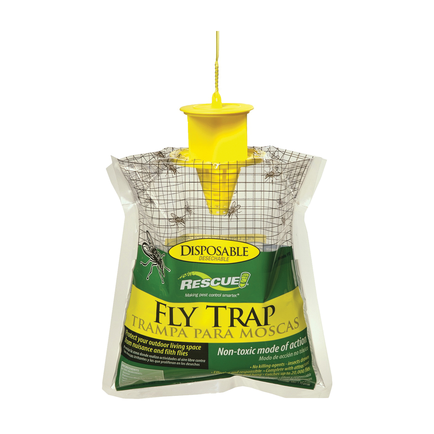 RESCUE FTD-DB12 Fly Trap, Solid, Musty - 1