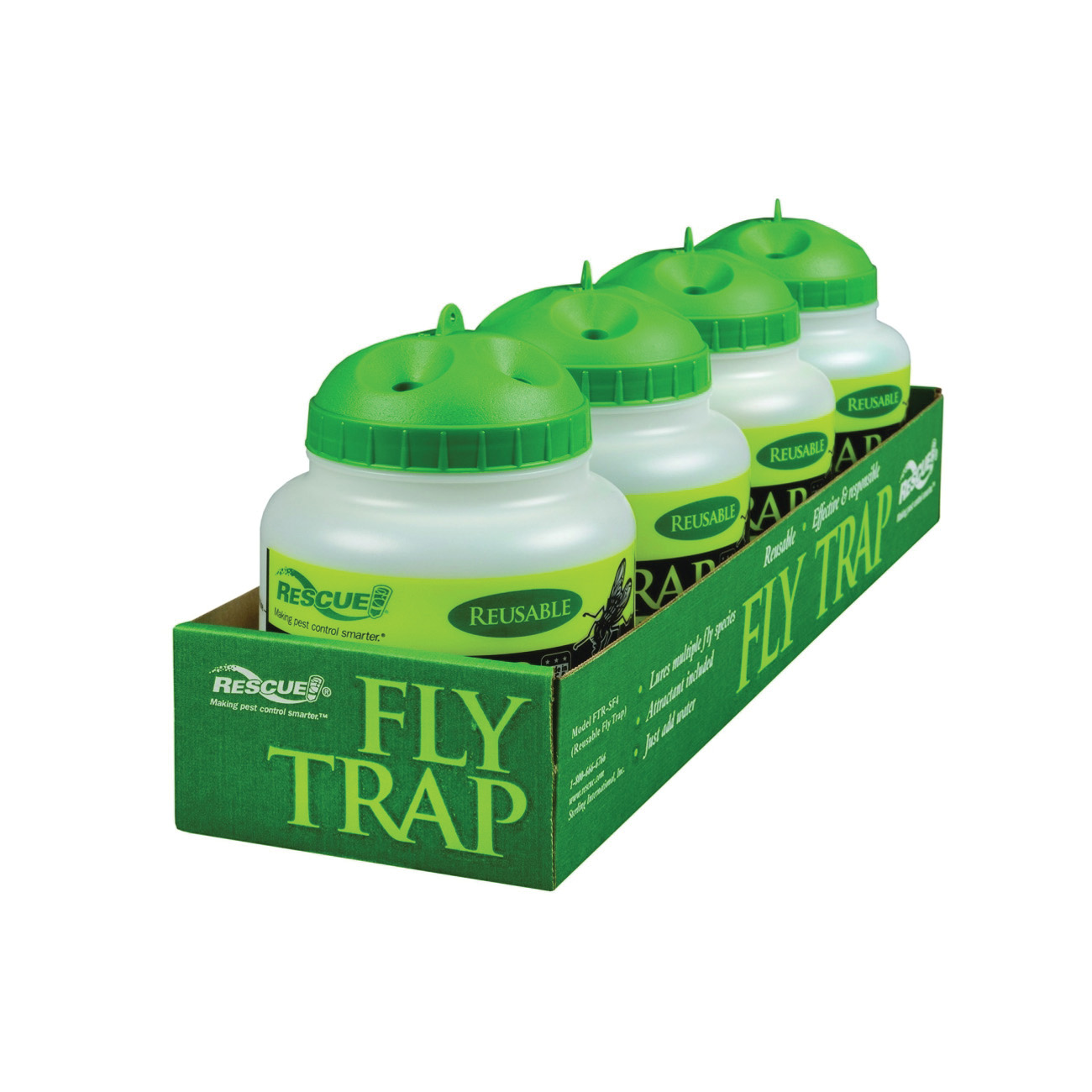 Rescue FTR-SF4 Fly Trap Refill, Solid, Musty, Refill Pack - 2