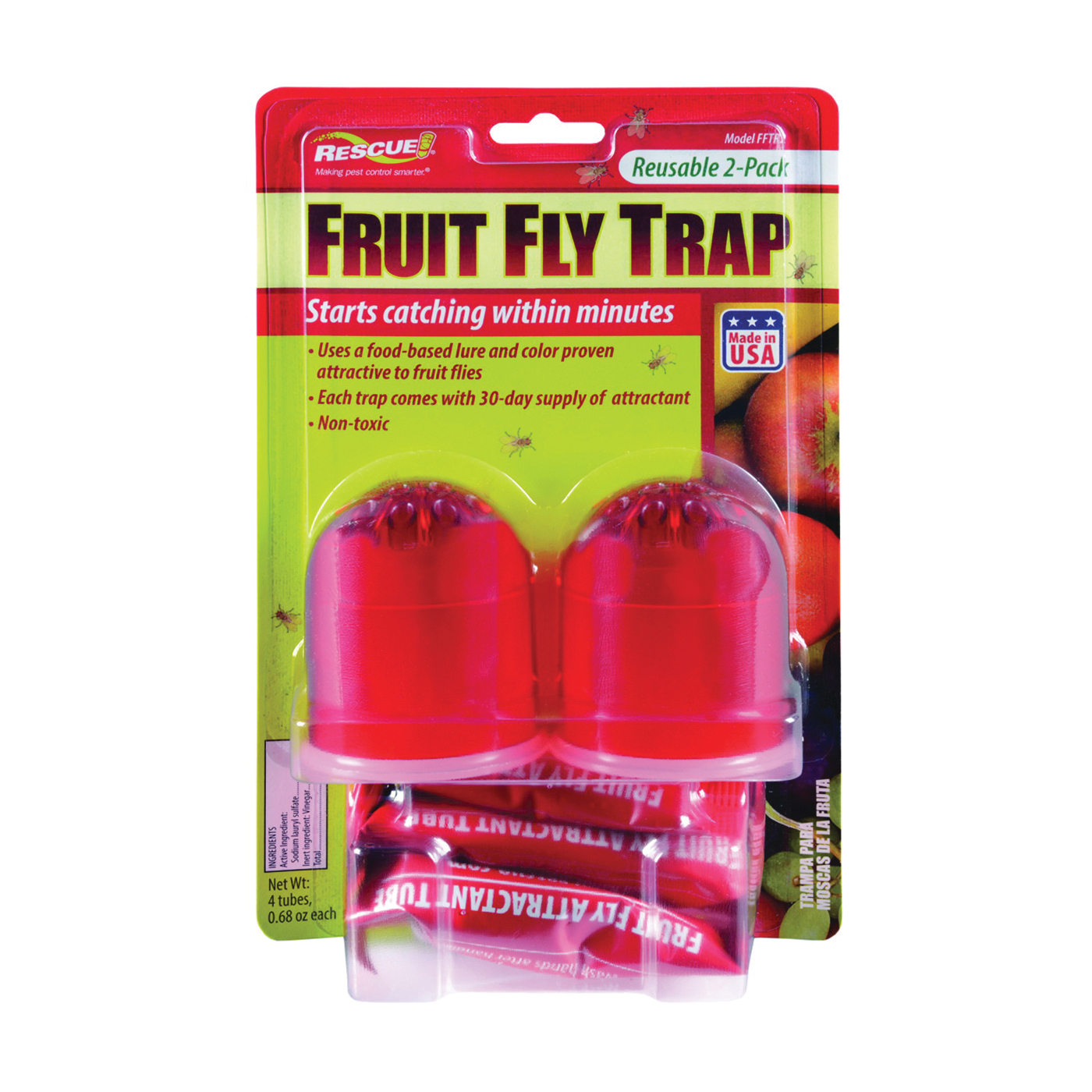 RESCUE FFTR2-SF6 Fruit Fly Trap - 4