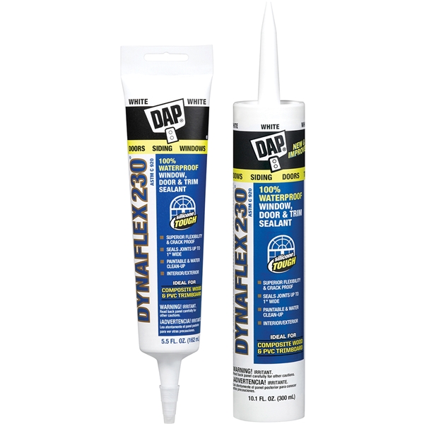 DAP DYNAFLEX 230 74096 Silicone Sealant, Brown, 300 mL Case