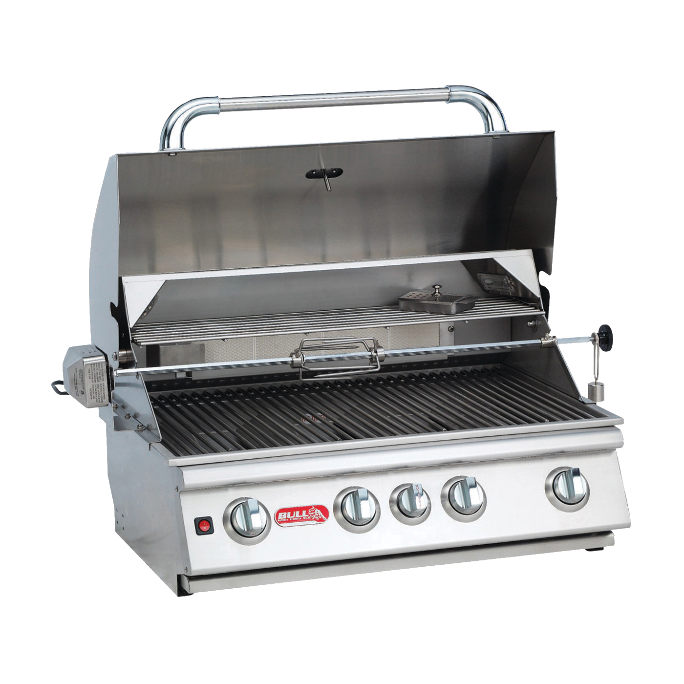 Angus 47629 Gas Grill Head, 75000 Btu, Natural Gas, 4-Burner, 210 sq-in Secondary Cooking Surface
