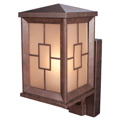 Heath Zenith 12.33-in H Heritage Bronze Medium Base (E-26) Outdoor Wall Light