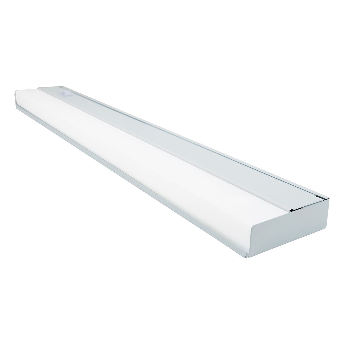 GE 10142 Under Cabinet Light Fixture, 20 W Lamp, 36 in L x 3-1/2 in W x 1-1/8 in D Dimensions, 120 VAC, 20 W, 1-Lamp