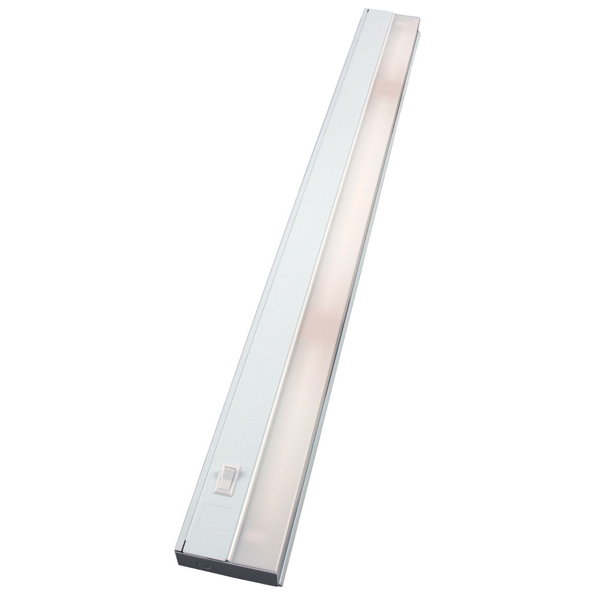 GE 10142 Under Cabinet Light Fixture, 20 W Lamp, 36 in L x 3-1/2 in W x 1-1/8 in D Dimensions, 120 VAC, 20 W, 1-Lamp