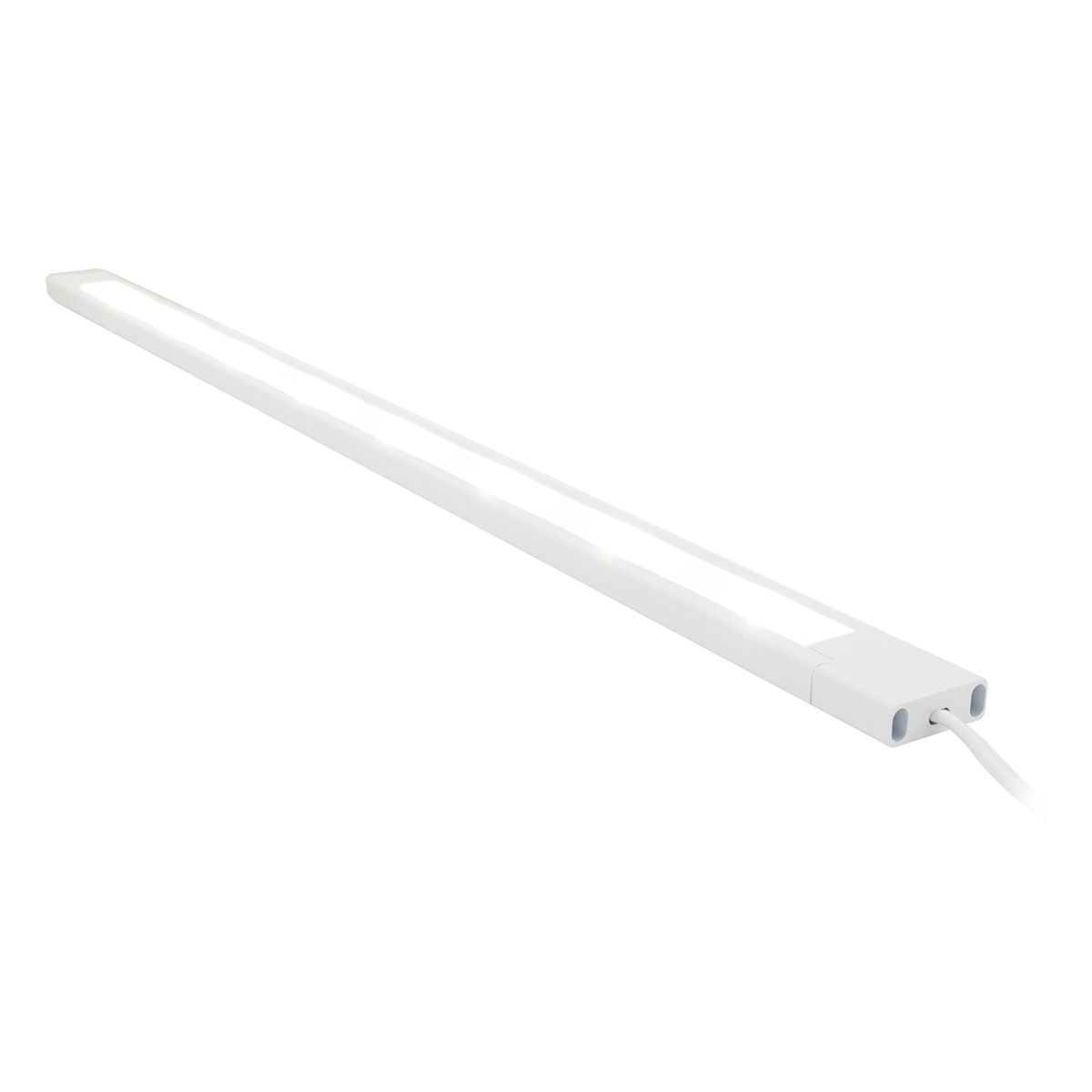 GE 32813 Under Cabinet Light Fixture, LED Lamp, 315 Lumens Lumens, 3000 K Color Temp, White Fixture