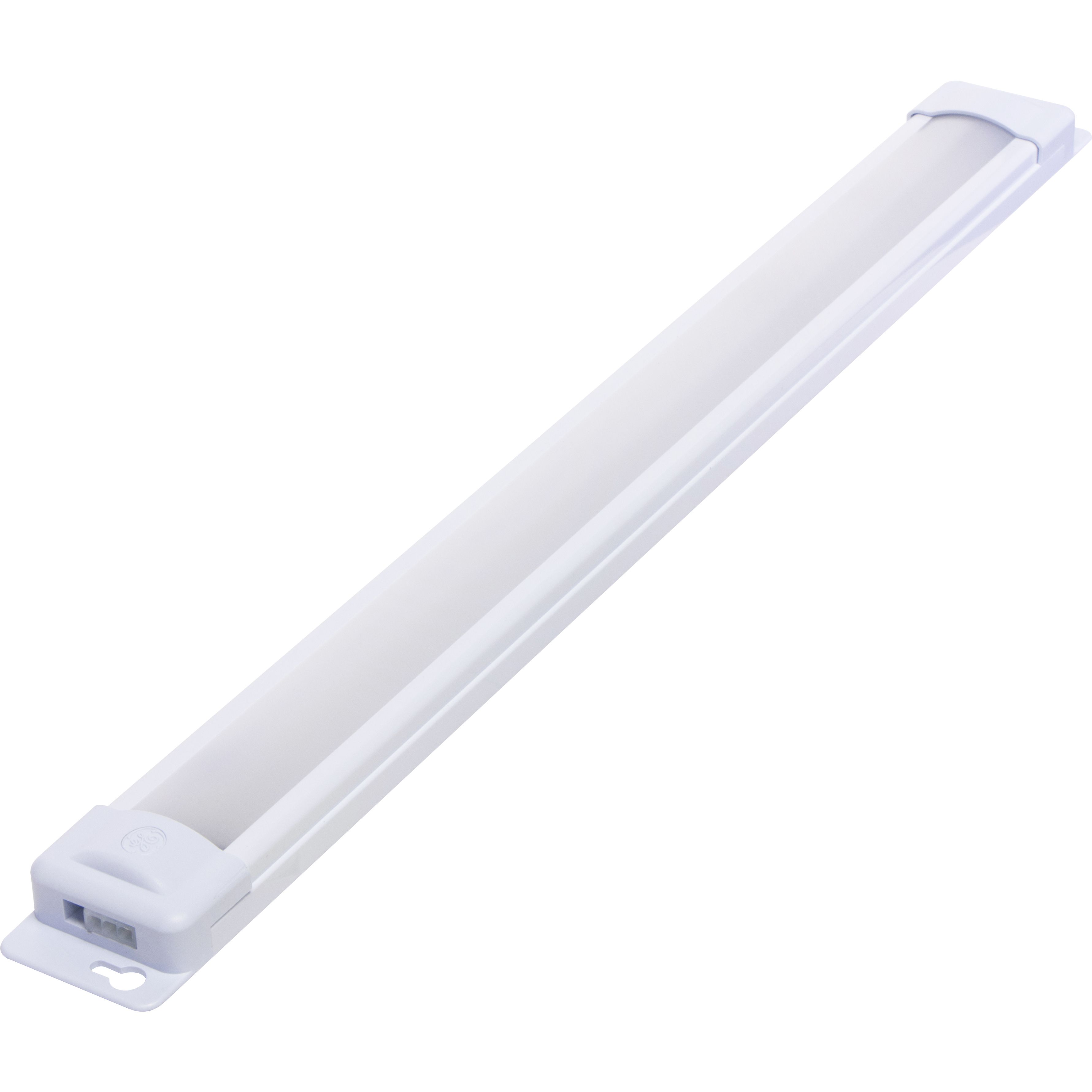 GE 38848-T1 Under Cabinet Light Fixture, 120 VAC, LED Lamp, 803 Lumens Lumens, 3000 K Color Temp, Plastic Fixture