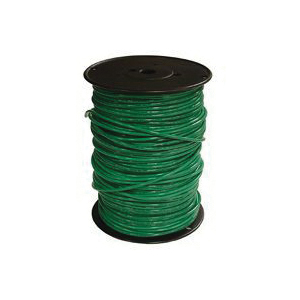 20492512 Building Wire, THHN, 8 AWG Wire, 1 -Conductor, 500 ft L, Stranded Copper Conductor, Green Nylon Sheath