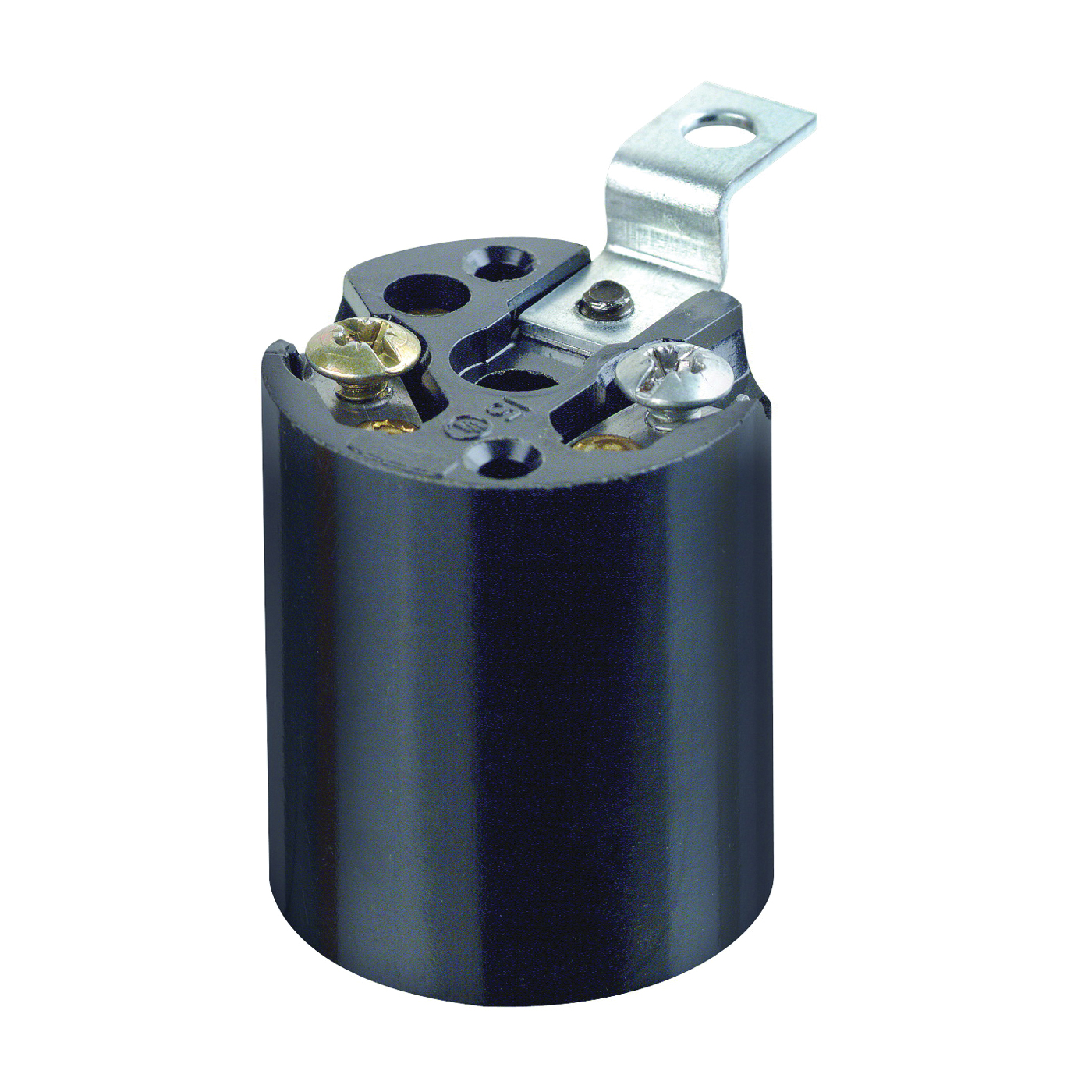 Leviton 3352-F Lamp Holder, 1-Circuit, Keyless, 1.25 in Dia x 1.44 in D Dimensions, 250 V, 660 W