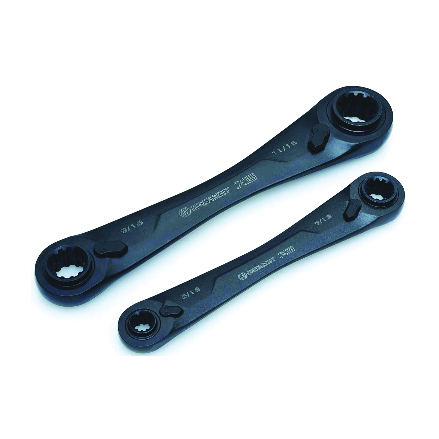 CX6DBS2 Wrench Set, 2-Piece, Black, Specifications: SAE Measurement