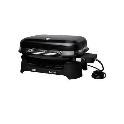 92010901 Portable Electric Grill, 1-Burner, Smoker Included: No, Black