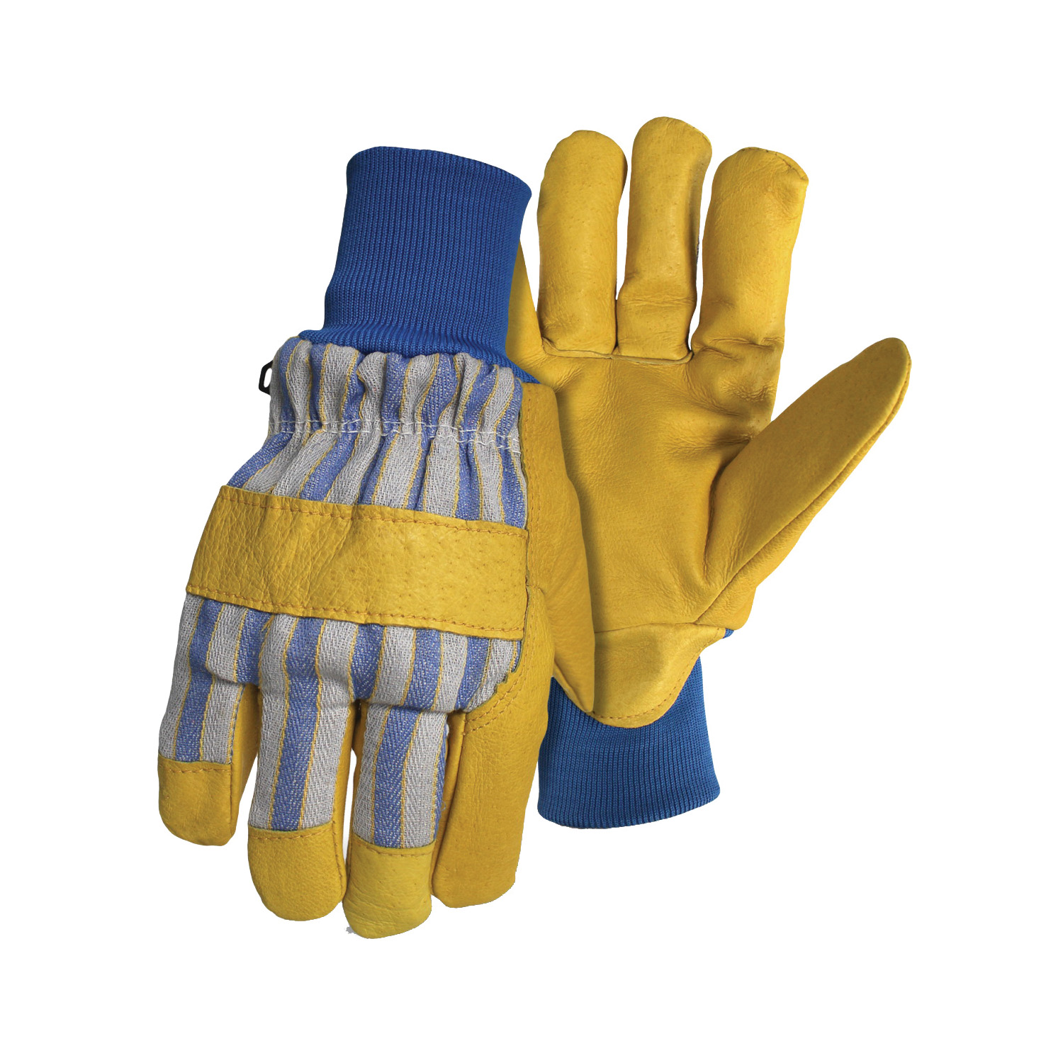 4341XL Gloves, XL, Wing Thumb, Knit Wrist Cuff, Cotton Back, Polyester Lining