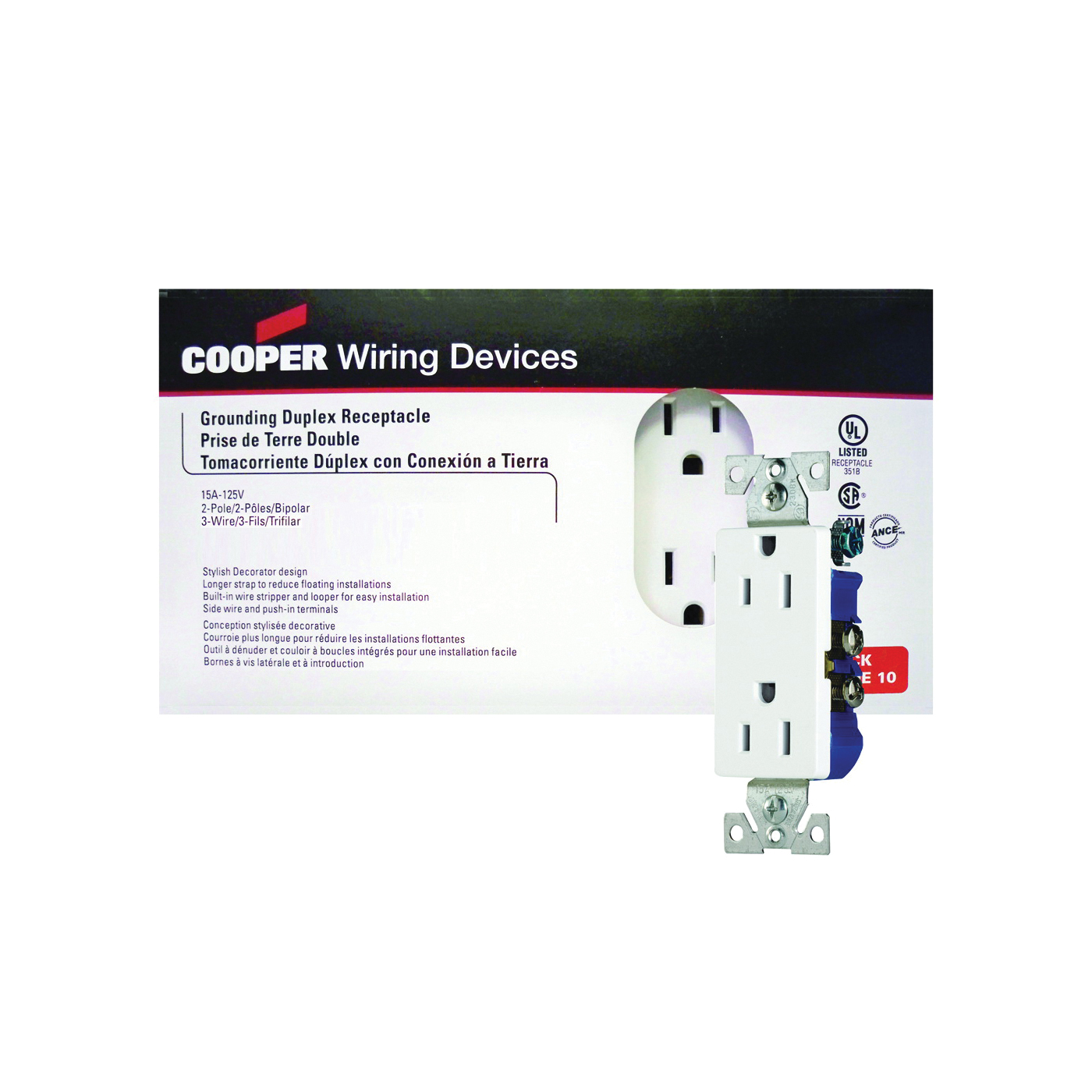 Eaton Wiring Devices 1107W-JP-C