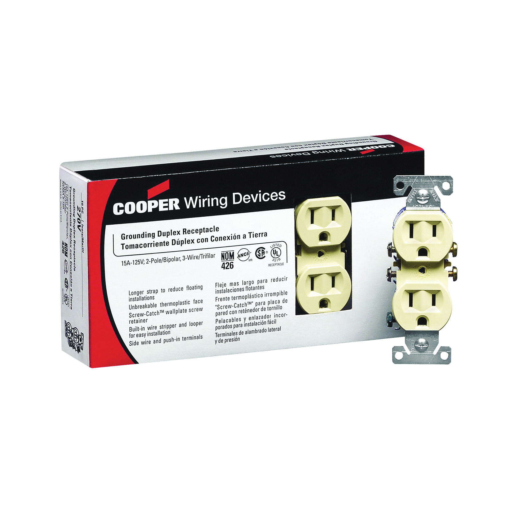 Eaton Wiring Devices 270V-JP-C