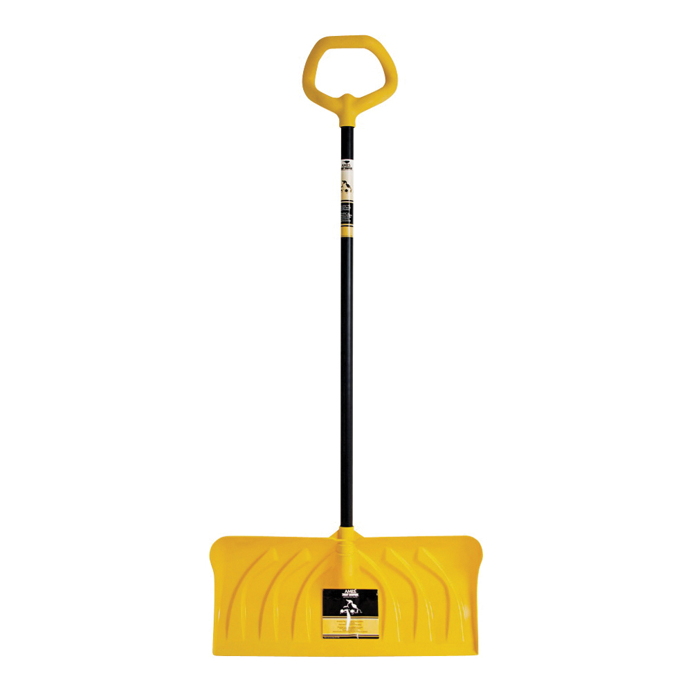1635000 Snow Pusher, 24 in W Blade, Poly Blade, Steel Handle