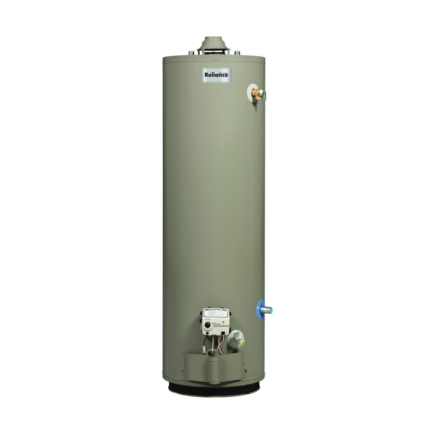 6 30 NOMT Gas Water Heater, Natural Gas, Propane, 30 gal Tank, 63 gph, 35500 Btu BTU, 0.61 Energy Efficiency