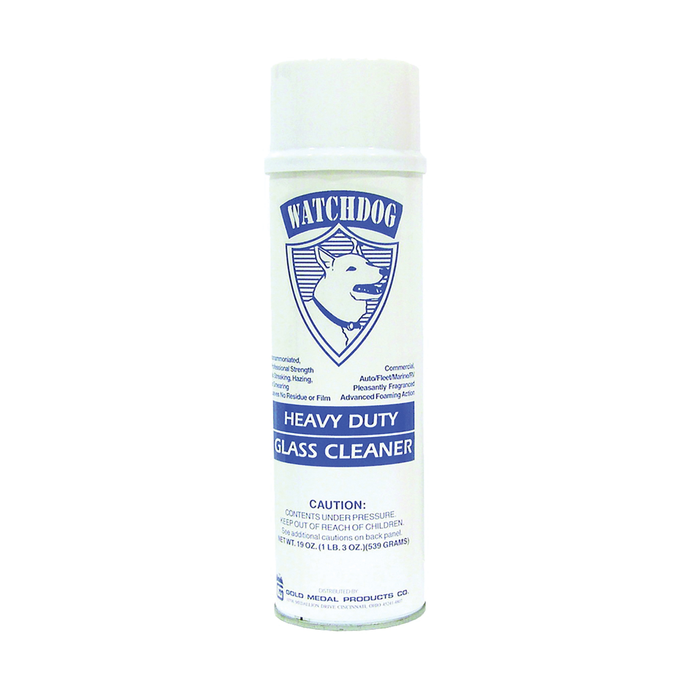 2588 Glass Cleaner, 19 oz Aerosol Can, Foam, Unscented, White