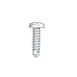 21364 Screw, #8 Thread, 3/4 in L, Coarse Thread, Pan Head, Phillips Drive, Self-Drilling, Self-Tapping Point, Steel