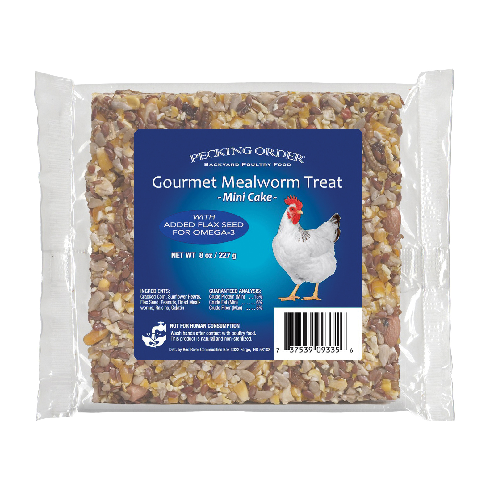 Pecking Order 009327 Chicken Mealworm Treat, 8 lb Bag - 1