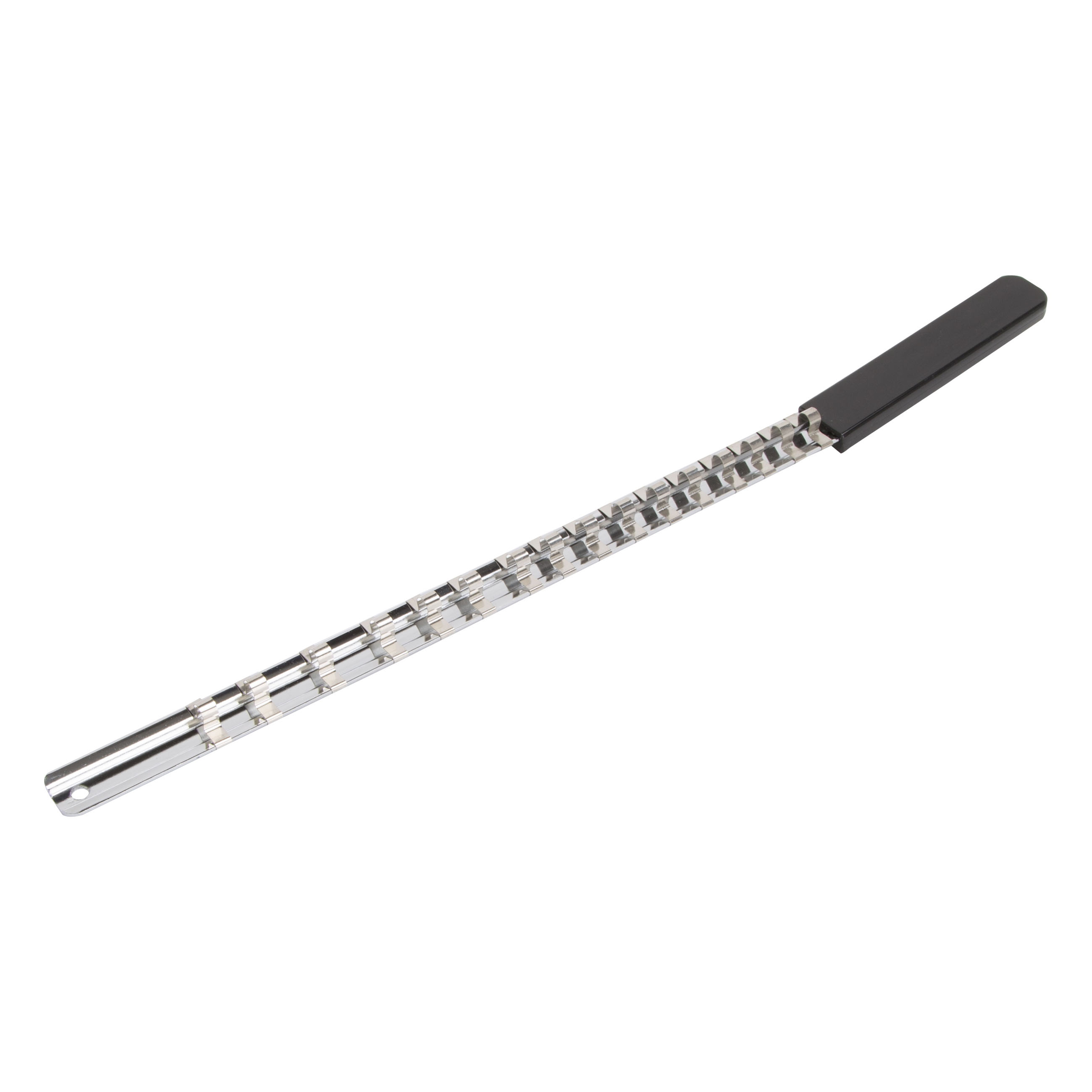 MR6579262-1/4 Socket Clip Rail, 16-Drive Clip, 17 in L, Steel, Black/Silver