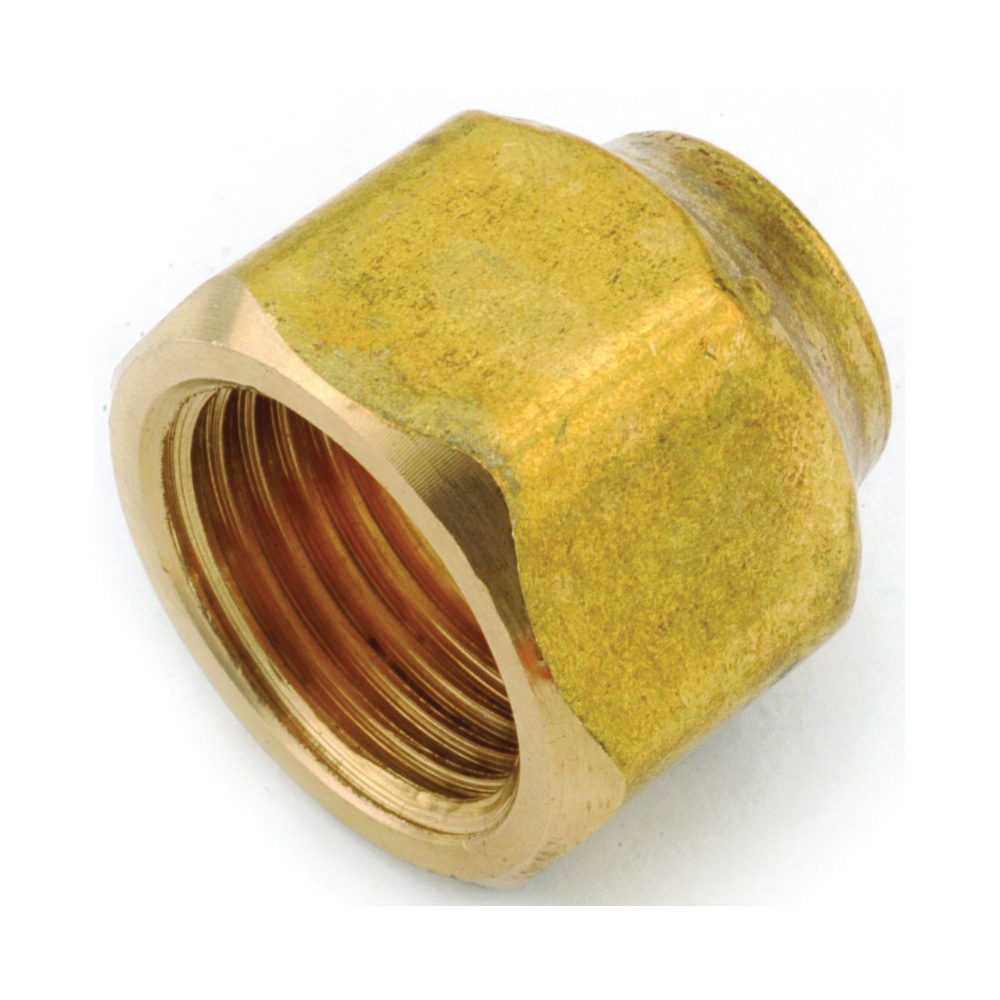 Anderson Metals 754020-0806 Nut, 1/2 x 3/8 in, Flare, Brass - 1