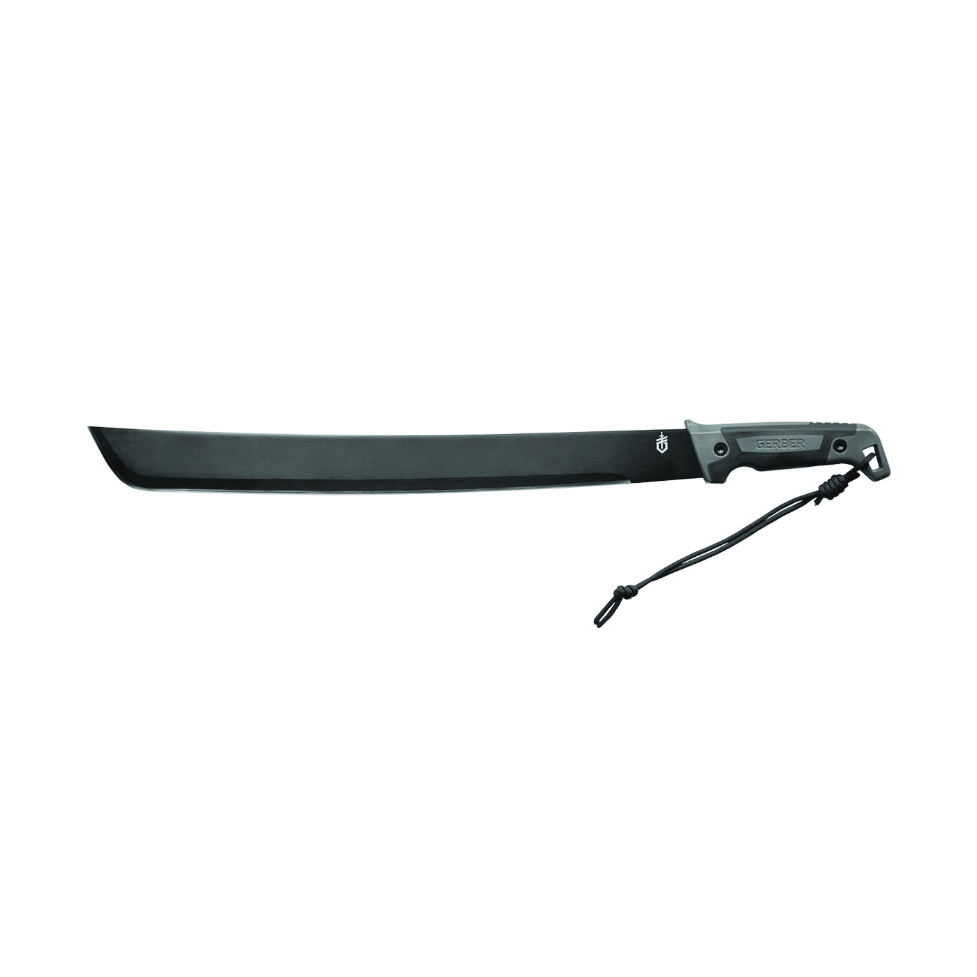 31-002848 Bush Machete, Steel Blade, Nylon Handle, Grip Handle, Black Handle, 24 in L