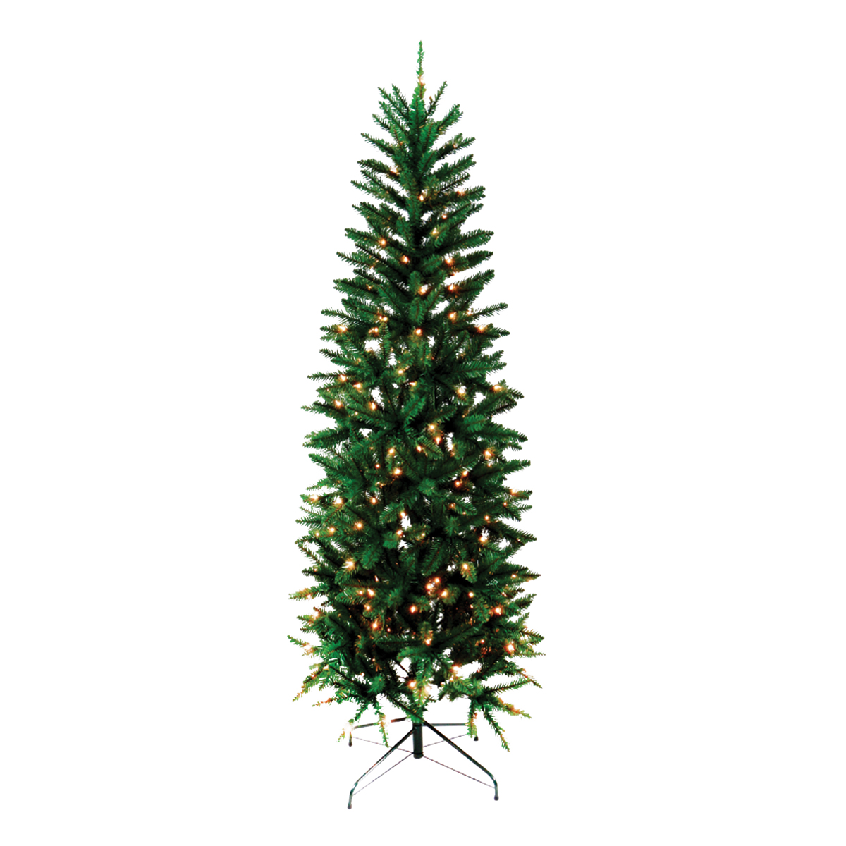 27201 Christmas Tree, 7 ft H, Alpine Fir Family, 110 V, Mini Bulb, Clear Light