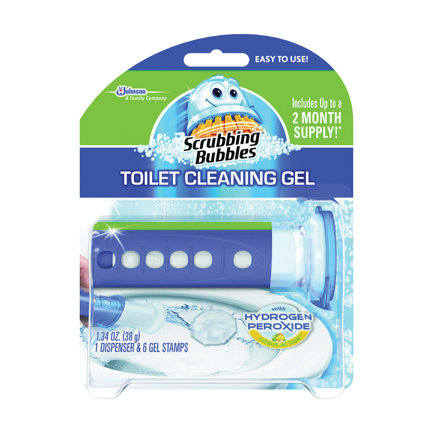 71380 Toilet Cleaner, 1.34 oz, Gel, Fresh Mountain Morning, Colorless