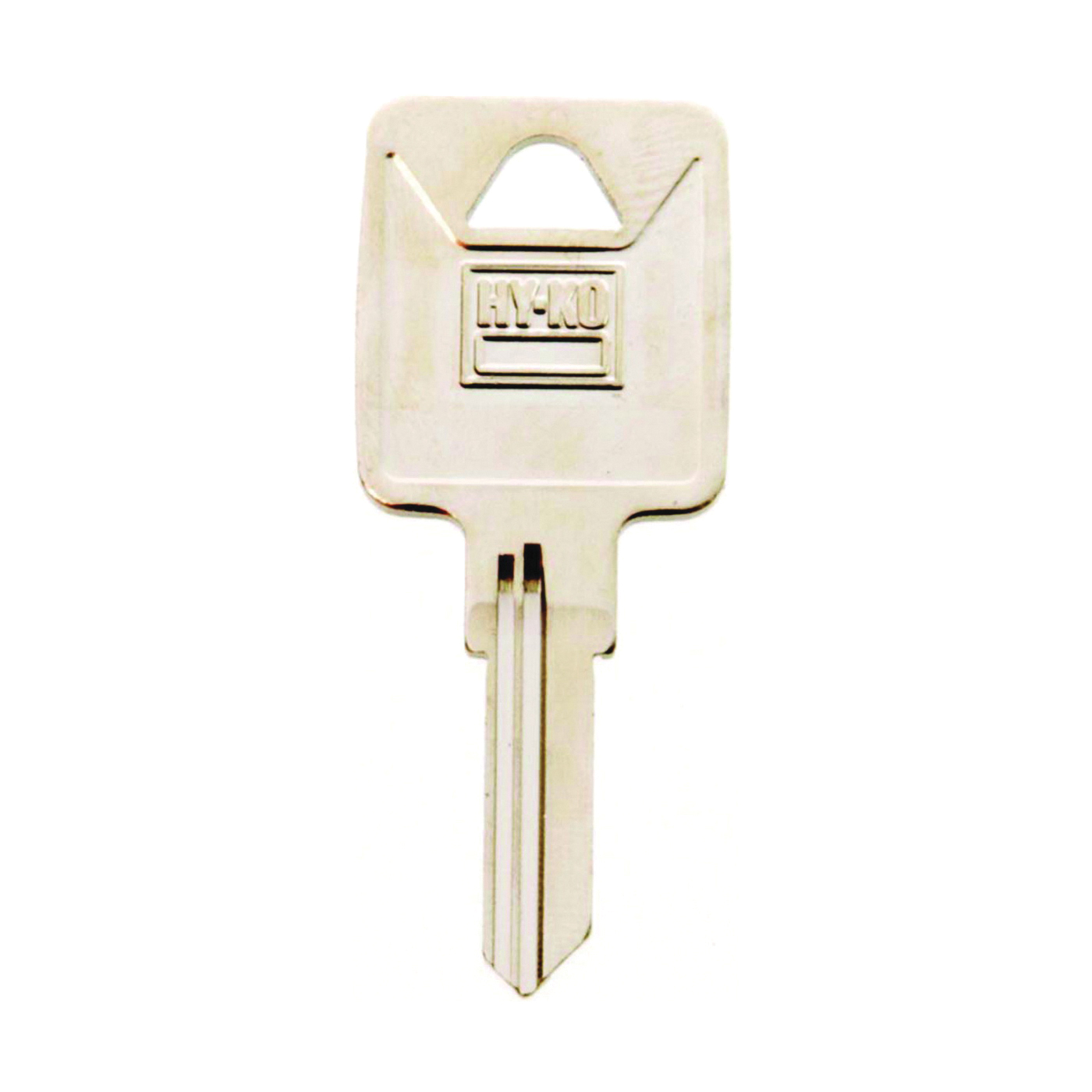 HY-KO 11010TM1 Key Blank, Brass, Nickel, For: Trimark Cabinet, House Locks and Padlocks - 1